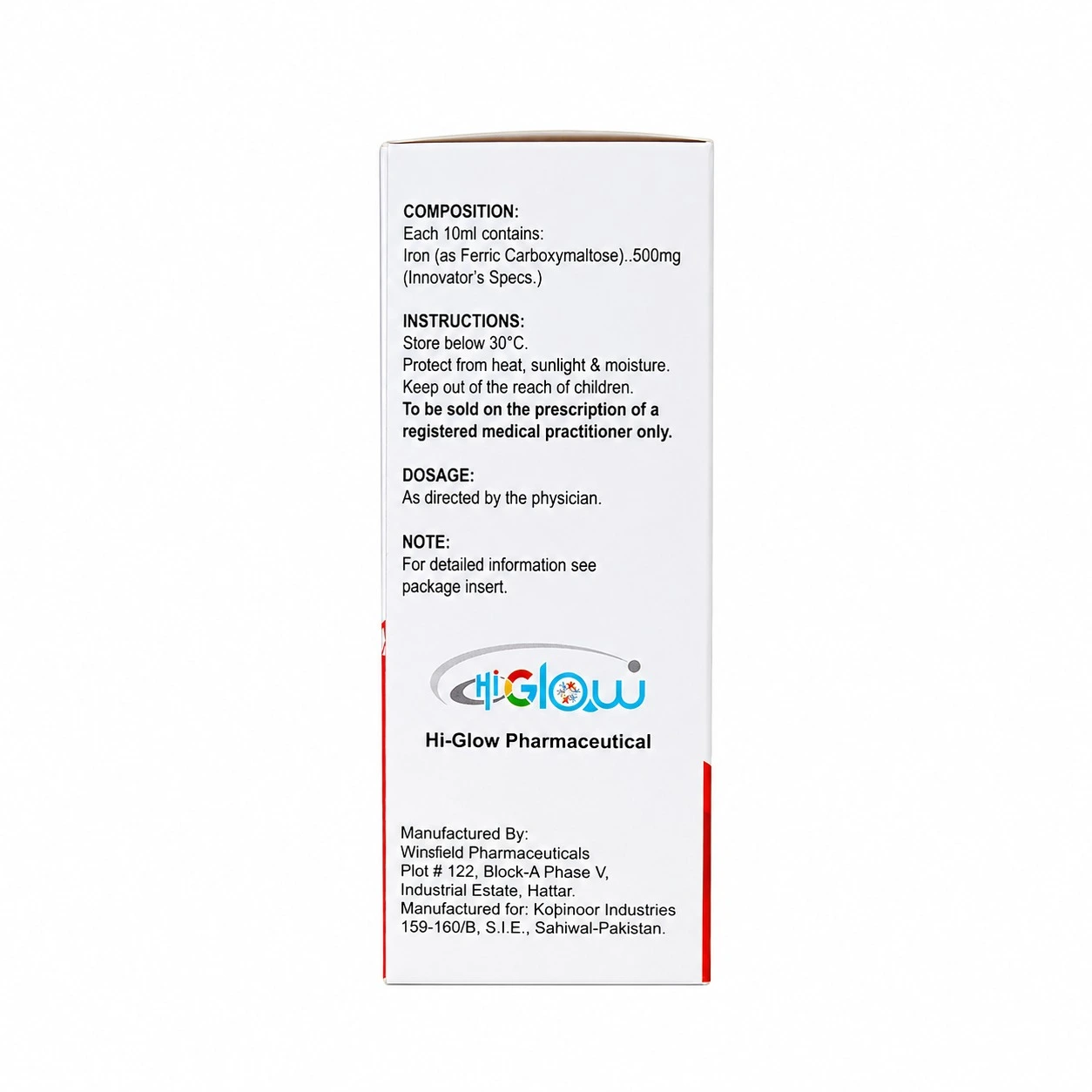 Fayric 500mg/10ml Injection - Image 2